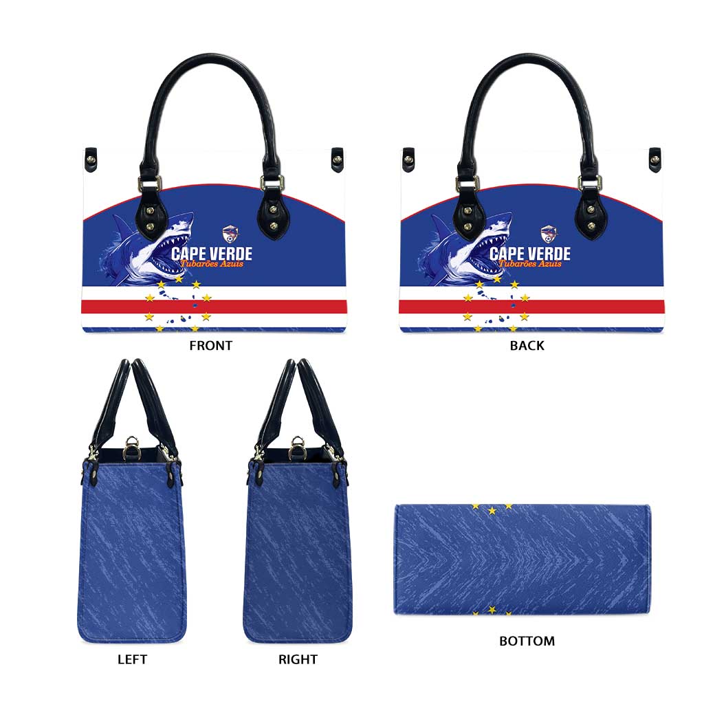 Cape Verde Football Leather Bag Come On Tubaroes Azuis Shark