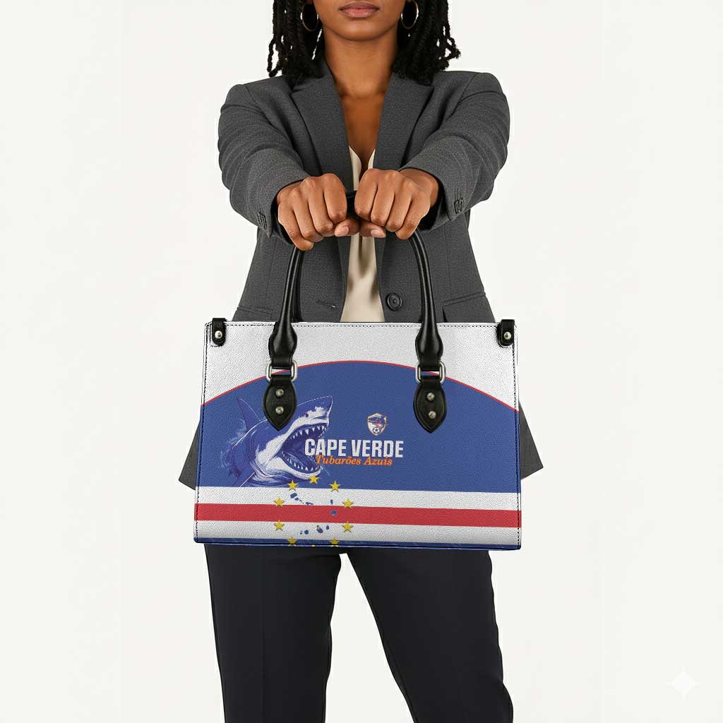 Cape Verde Football Leather Bag Come On Tubaroes Azuis Shark
