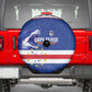 Cape Verde Football Spare Tire Cover Come On Tubaroes Azuis Shark - African Pride
