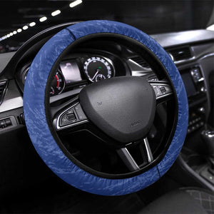 Cape Verde Football Steering Wheel Cover Come On Tubaroes Azuis Shark - African Pride
