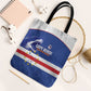 Cape Verde Football Tote Bag Come On Tubaroes Azuis Shark