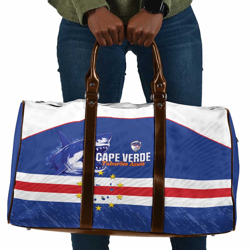 Cape Verde Football Travel Bag Come On Tubaroes Azuis Shark
