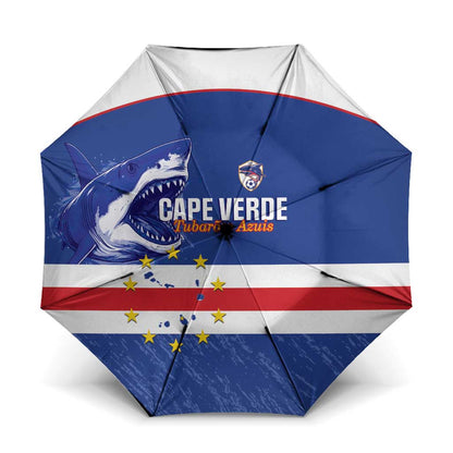 Cape Verde Football Umbrella Come On Tubaroes Azuis Shark