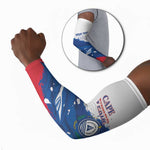 Cape Verde Football Custom Arm Sleeves Tubaroes Azuis Glory World Cup