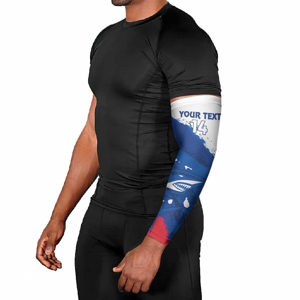 Cape Verde Football Custom Arm Sleeves Tubaroes Azuis Glory World Cup