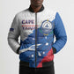 Cape Verde Football Custom Bomber Puffer Jacket Tubaroes Azuis Glory World Cup