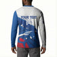 Cape Verde Football Custom Button Sweatshirt Tubaroes Azuis Glory World Cup