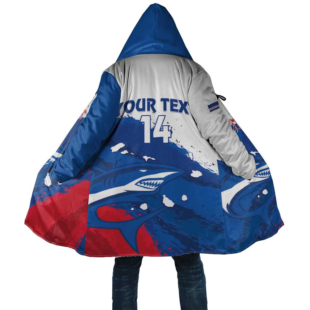 Cape Verde Football Custom Cloak Tubaroes Azuis Glory World Cup