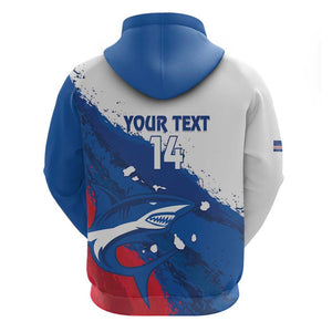 Cape Verde Football Custom Hoodie Tubaroes Azuis Glory World Cup - African Pride