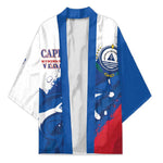 Cape Verde Football Custom Kimono Tubaroes Azuis Glory World Cup