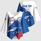 Cape Verde Football Custom Kimono Sleeve Blouse Tubaroes Azuis Glory World Cup
