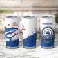 Cape Verde Football Custom Tumbler Cup Tubaroes Azuis Glory World Cup - African Pride
