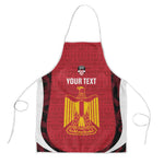 Custom Egypt Football Apron 2026 Go Pharaohs Ancient Egyptian Pattern - African Pride