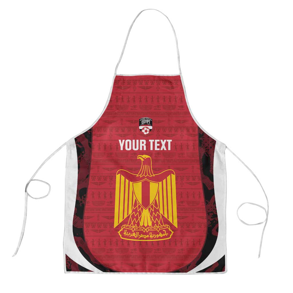 Custom Egypt Football Apron 2026 Go Pharaohs Ancient Egyptian Pattern - African Pride