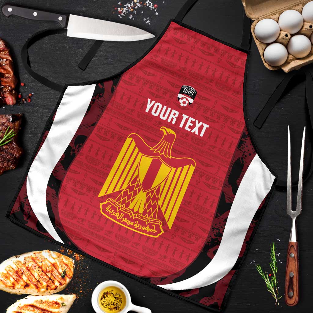 Custom Egypt Football Apron 2026 Go Pharaohs Ancient Egyptian Pattern - African Pride