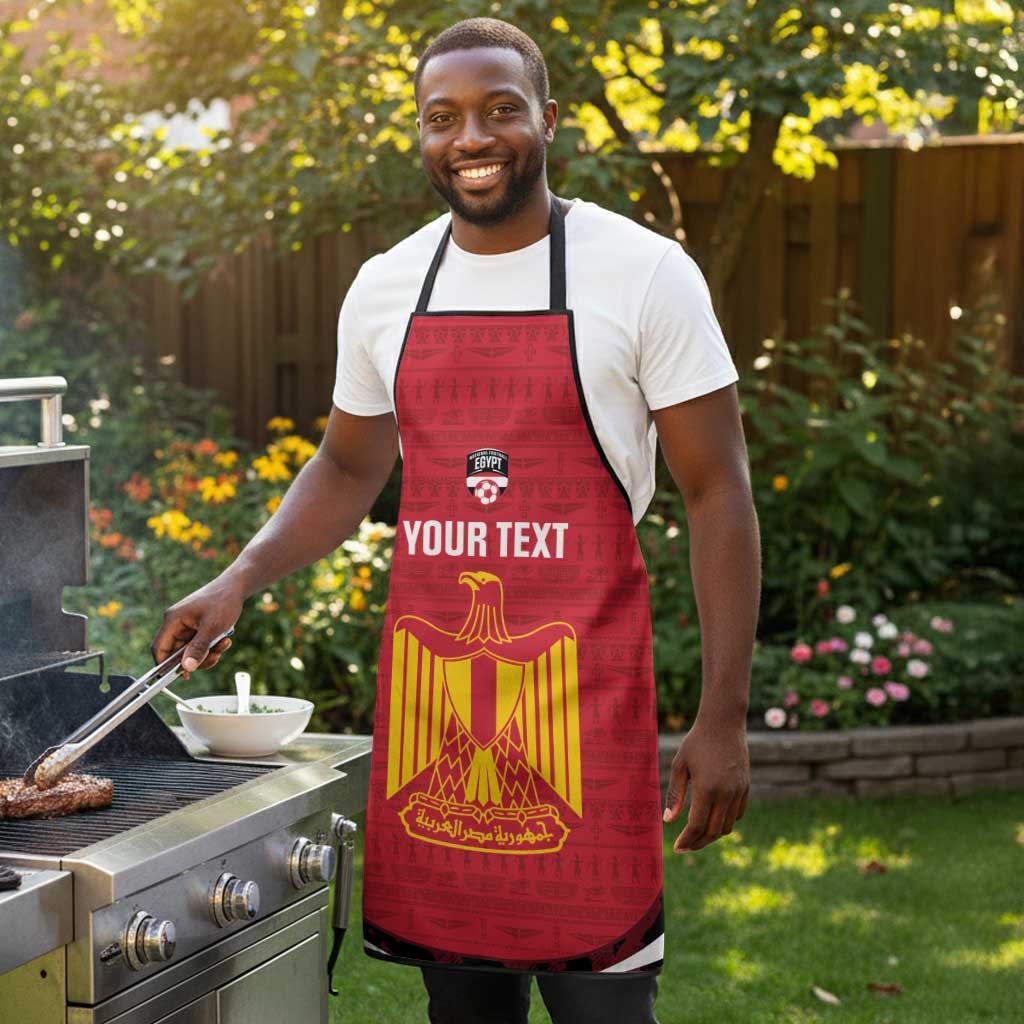 Custom Egypt Football Apron 2026 Go Pharaohs Ancient Egyptian Pattern - African Pride