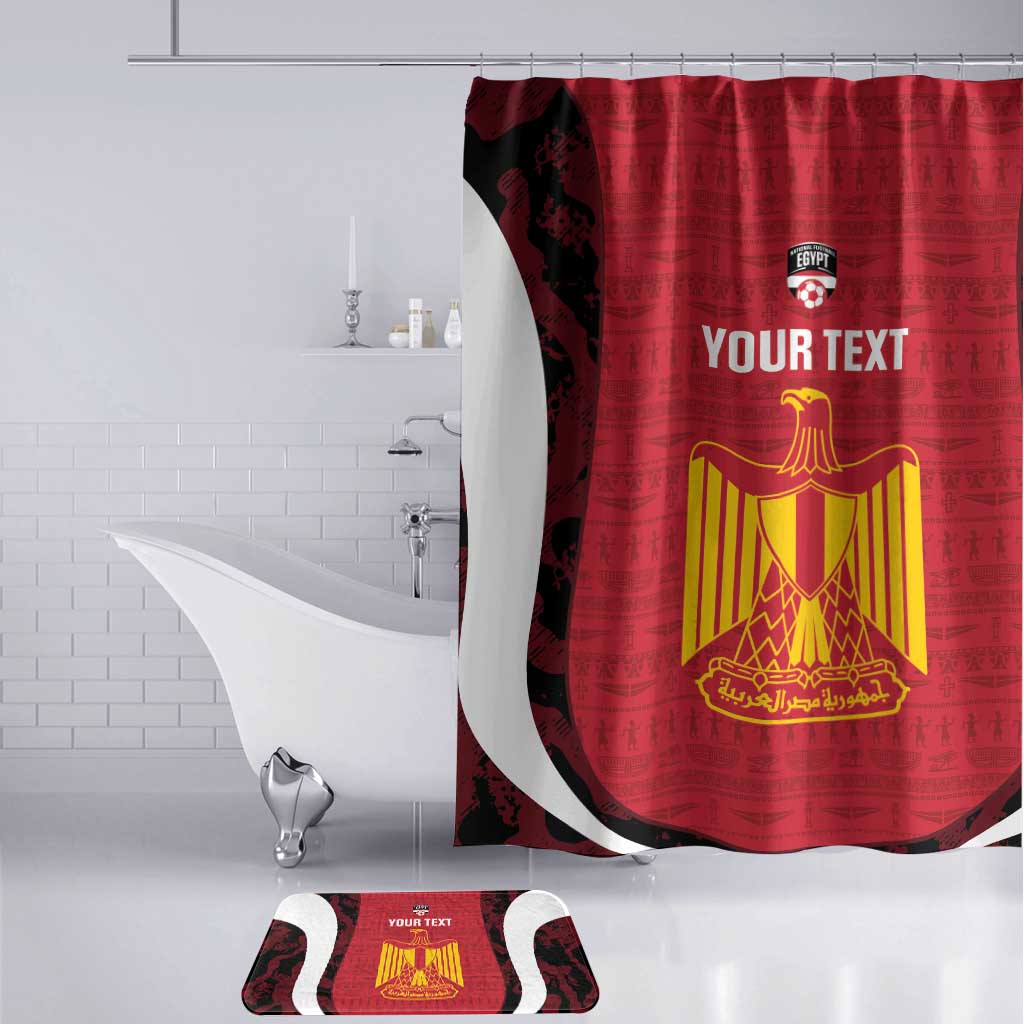 Custom Egypt Football Bathroom Set 2026 Go Pharaohs Ancient Egyptian Pattern - African Pride
