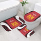 Custom Egypt Football Bathroom Set 2026 Go Pharaohs Ancient Egyptian Pattern - African Pride