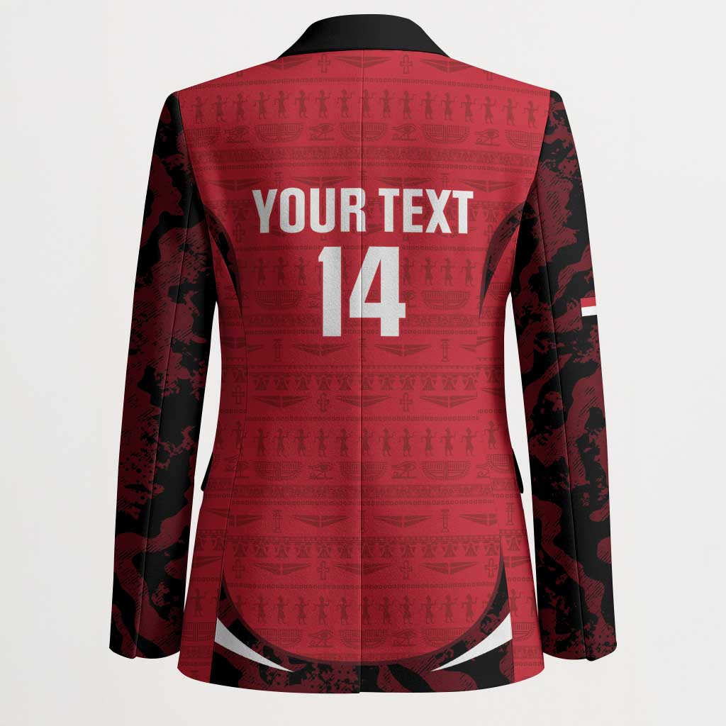 Custom Egypt Football Blazer 2026 Go Pharaohs Ancient Egyptian Pattern - African Pride