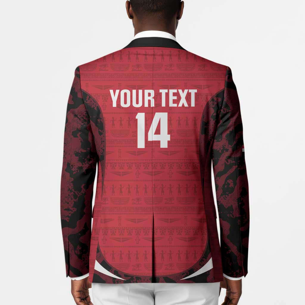 Custom Egypt Football Blazer 2026 Go Pharaohs Ancient Egyptian Pattern - African Pride