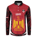 Custom Egypt Football Button Sweatshirt 2026 Go Pharaohs Ancient Egyptian Pattern