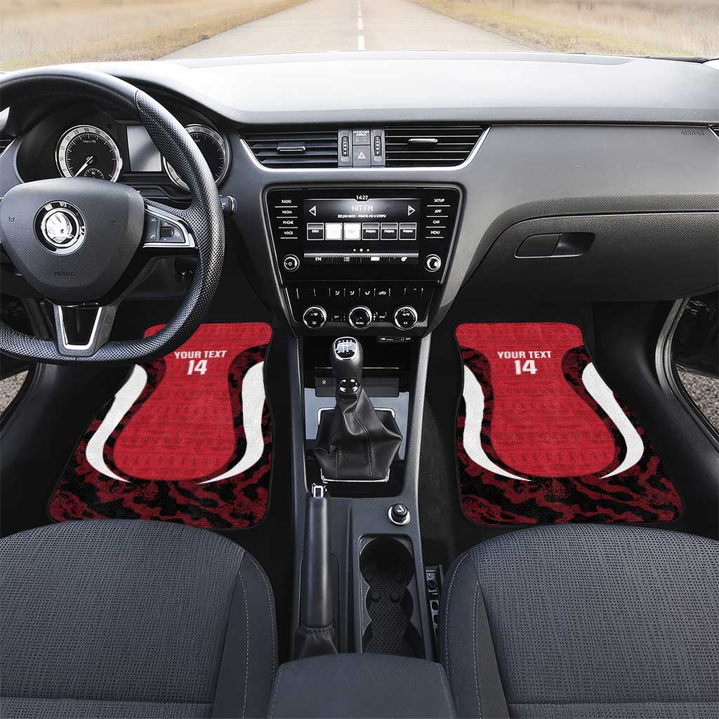Custom Egypt Football Car Mats 2026 Go Pharaohs Ancient Egyptian Pattern - African Pride
