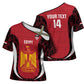 Custom Egypt Football Cross Shoulder Shirt 2026 Go Pharaohs Ancient Egyptian Pattern - African Pride