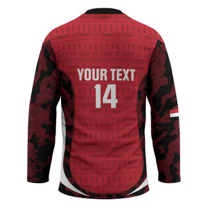 Custom Egypt Football Hockey Jersey 2026 Go Pharaohs Ancient Egyptian Pattern - African Pride