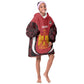 Custom Egypt Football Kid Wearable Blanket Hoodie 2026 Go Pharaohs Ancient Egyptian Pattern - African Pride