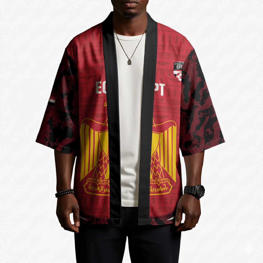 Custom Egypt Football Kimono 2026 Go Pharaohs Ancient Egyptian Pattern - African Pride