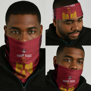 Custom Egypt Football Neck Gaiter 2026 Go Pharaohs Ancient Egyptian Pattern - African Pride