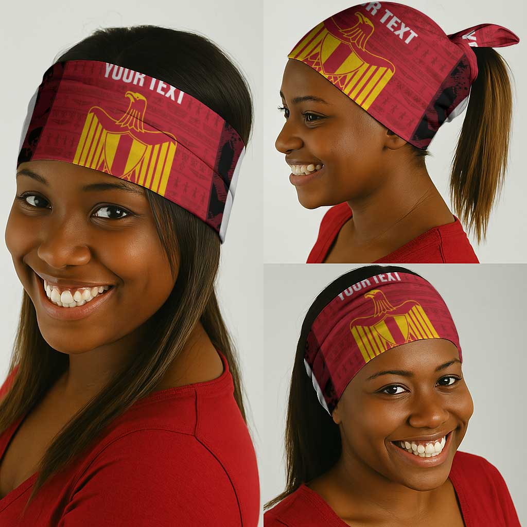 Custom Egypt Football Neck Gaiter 2026 Go Pharaohs Ancient Egyptian Pattern - African Pride
