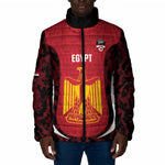 Custom Egypt Football Padded Jacket 2026 Go Pharaohs Ancient Egyptian Pattern - African Pride