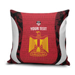 Custom Egypt Football Pillow Cover 2026 Go Pharaohs Ancient Egyptian Pattern - African Pride