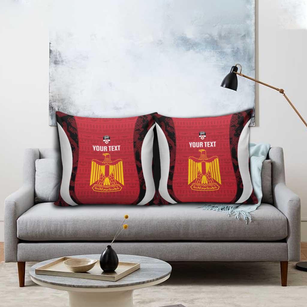 Custom Egypt Football Pillow Cover 2026 Go Pharaohs Ancient Egyptian Pattern - African Pride