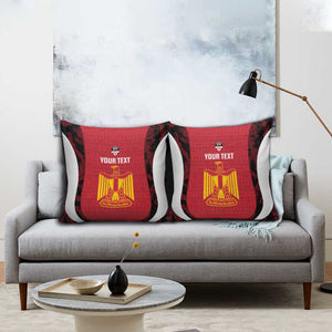 Custom Egypt Football Pillow Cover 2026 Go Pharaohs Ancient Egyptian Pattern - African Pride