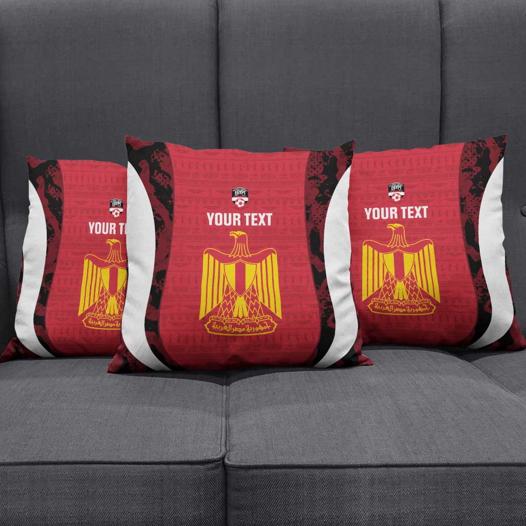 Custom Egypt Football Pillow Cover 2026 Go Pharaohs Ancient Egyptian Pattern - African Pride