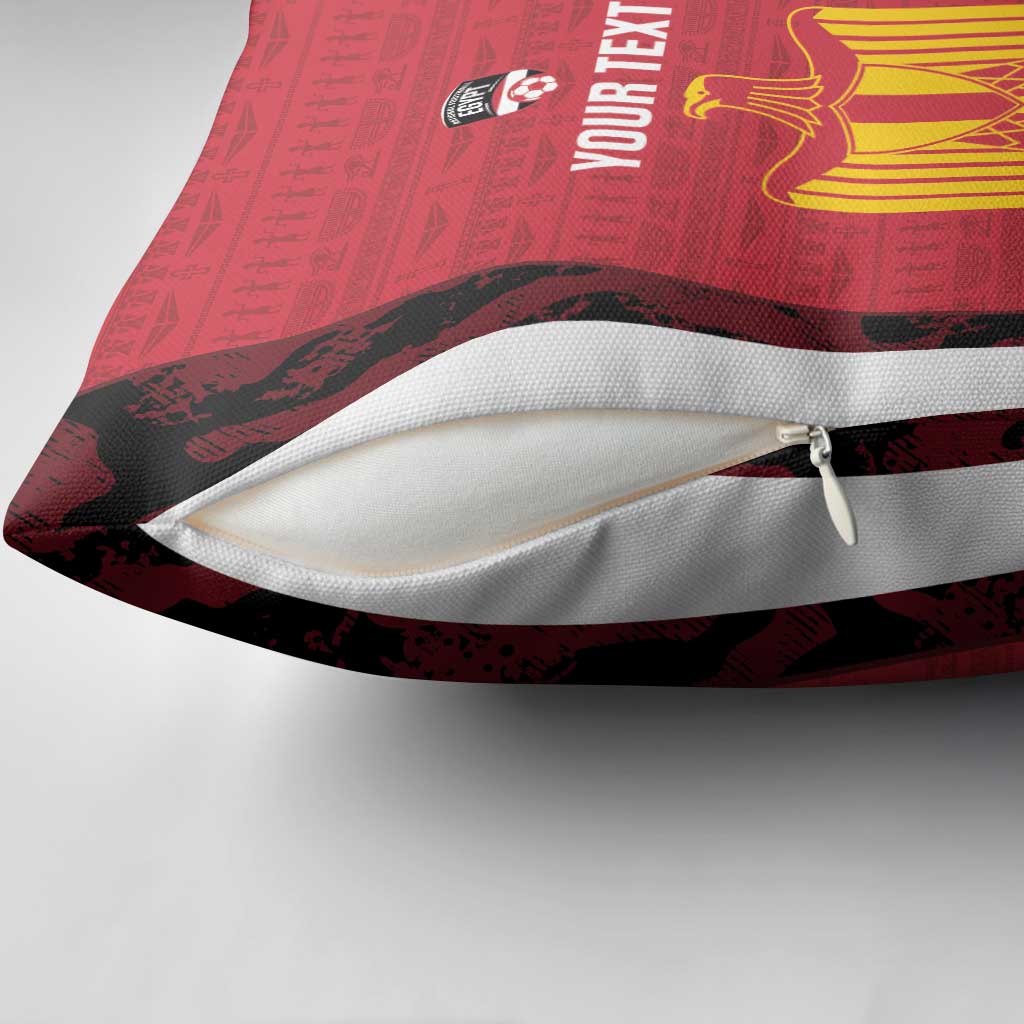 Custom Egypt Football Pillow Cover 2026 Go Pharaohs Ancient Egyptian Pattern - African Pride