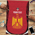 Custom Egypt Football Puzzle 2026 Go Pharaohs Ancient Egyptian Pattern - African Pride