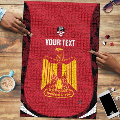 Custom Egypt Football Puzzle 2026 Go Pharaohs Ancient Egyptian Pattern - African Pride