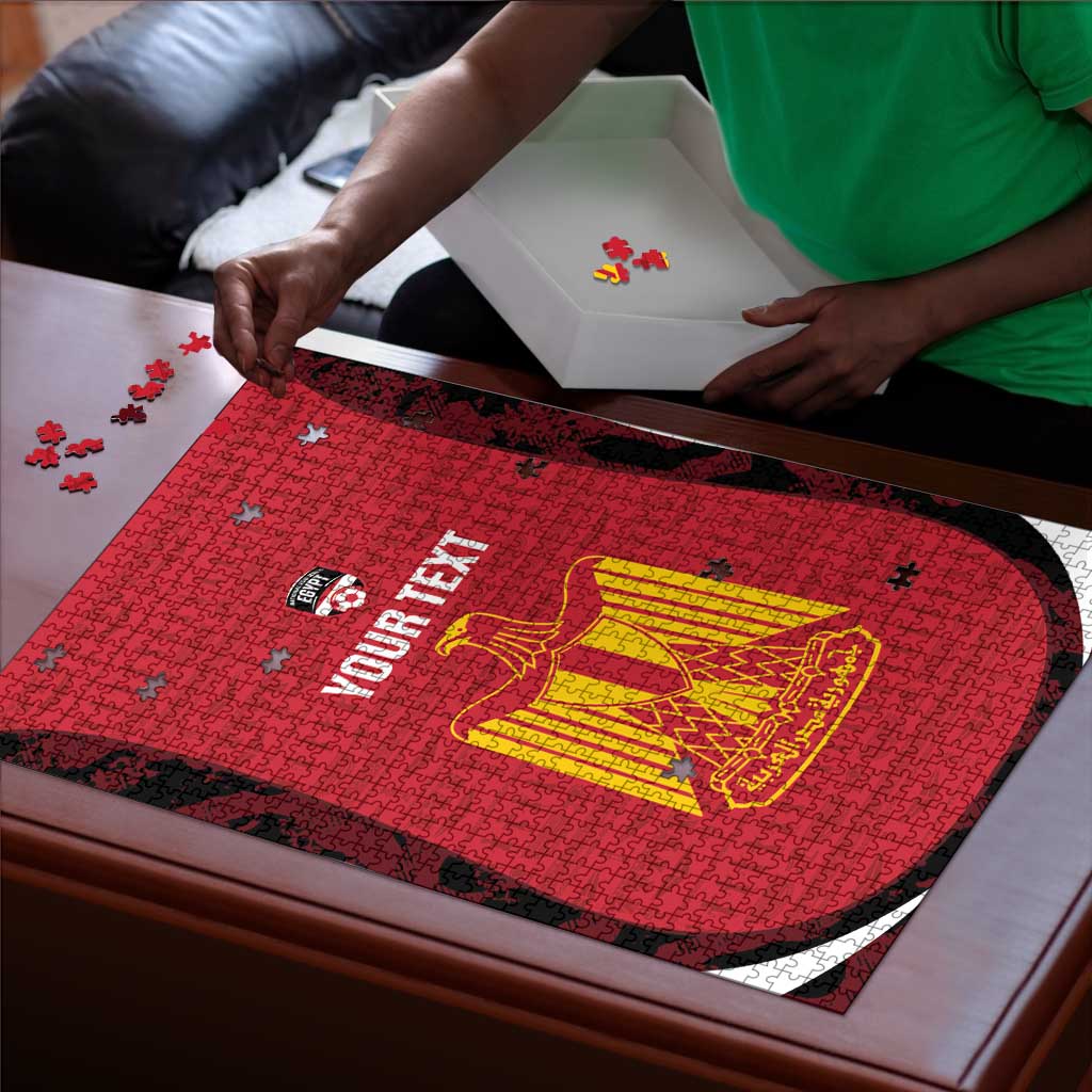 Custom Egypt Football Puzzle 2026 Go Pharaohs Ancient Egyptian Pattern - African Pride