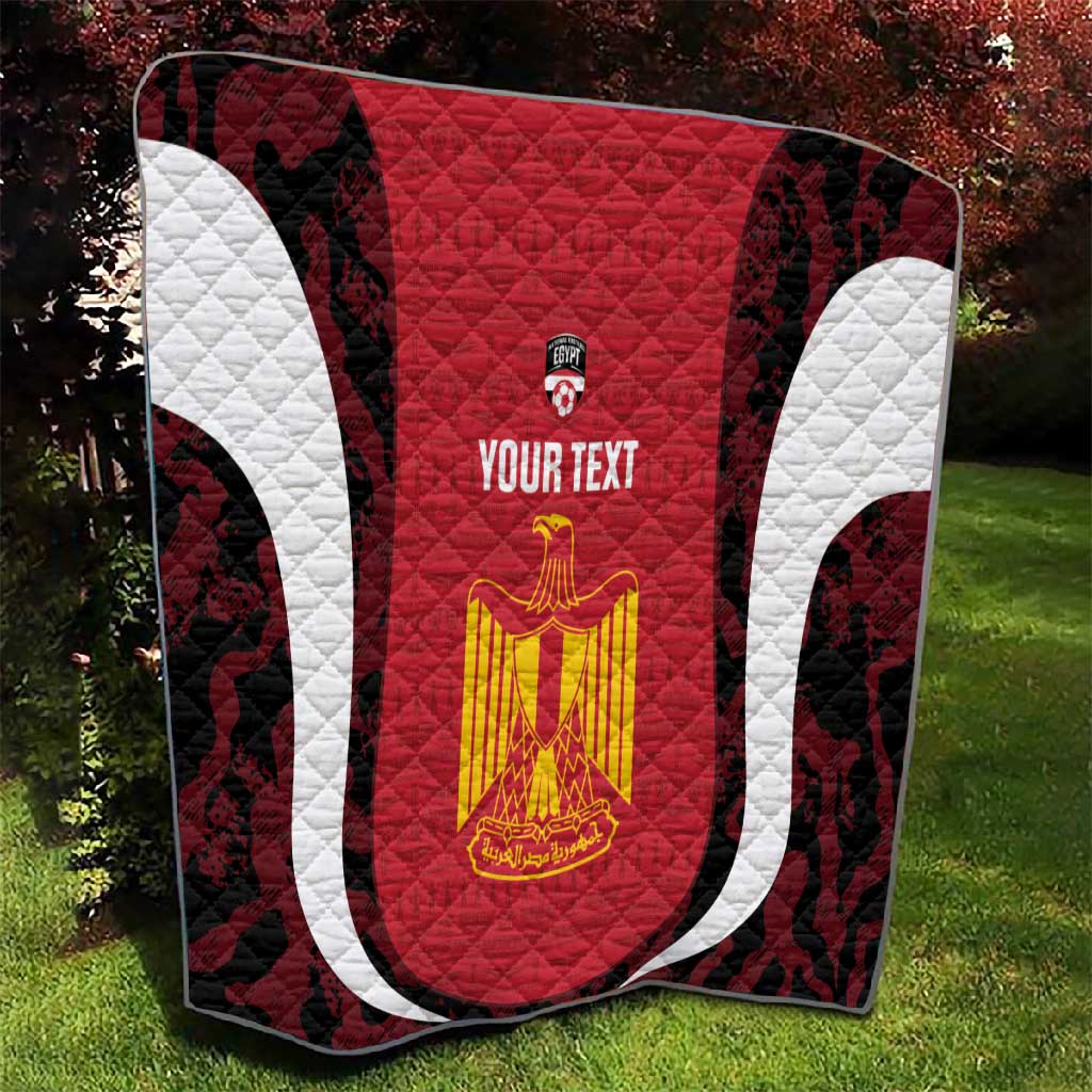 Custom Egypt Football Quilt 2026 Go Pharaohs Ancient Egyptian Pattern - African Pride