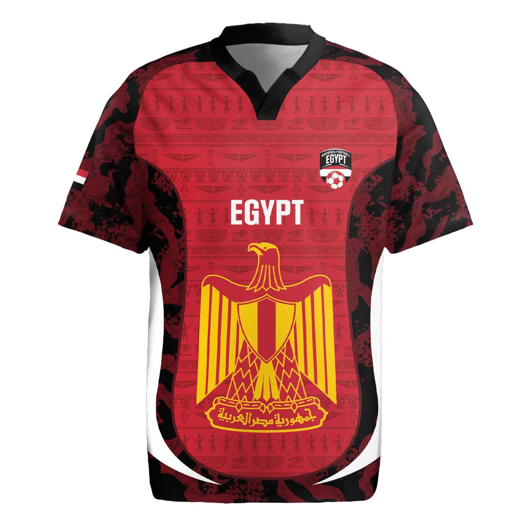 Custom Egypt Football Rugby Jersey 2026 Go Pharaohs Ancient Egyptian Pattern LT14