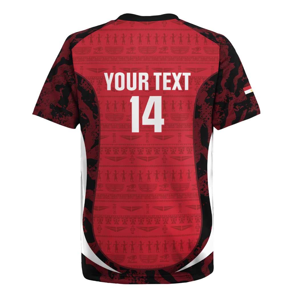 Custom Egypt Football Rugby Jersey 2026 Go Pharaohs Ancient Egyptian Pattern LT14