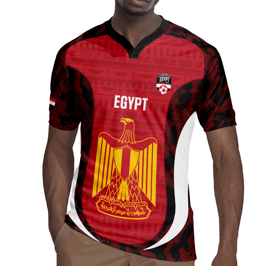 Custom Egypt Football Rugby Jersey 2026 Go Pharaohs Ancient Egyptian Pattern LT14