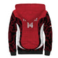 Custom Egypt Football Sherpa Hoodie 2026 Go Pharaohs Ancient Egyptian Pattern - African Pride