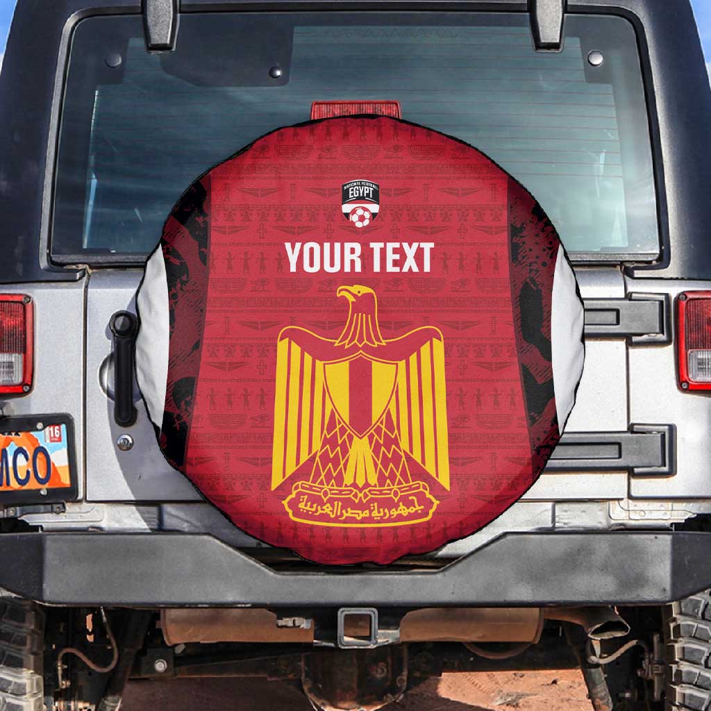 Custom Egypt Football Spare Tire Cover 2026 Go Pharaohs Ancient Egyptian Pattern - African Pride