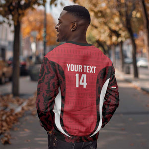 Custom Egypt Football Sweatshirt 2026 Go Pharaohs Ancient Egyptian Pattern - African Pride