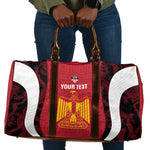 Custom Egypt Football Travel Bag 2026 Go Pharaohs Ancient Egyptian Pattern - African Pride