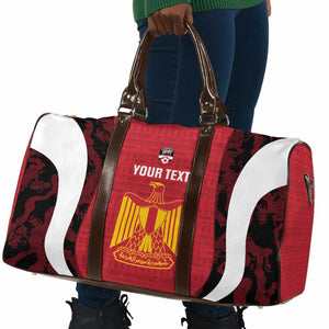 Custom Egypt Football Travel Bag 2026 Go Pharaohs Ancient Egyptian Pattern - African Pride